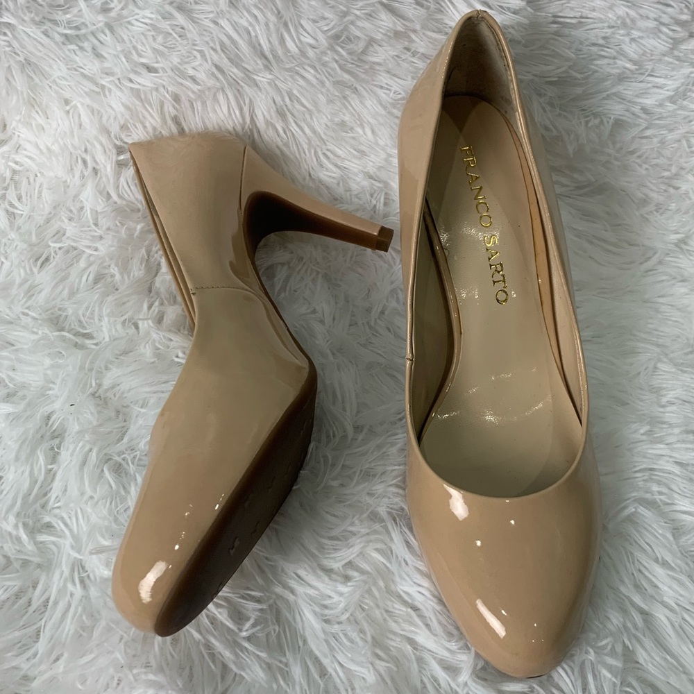 Franco Sarto Nude Round for pumps / heels 7.5